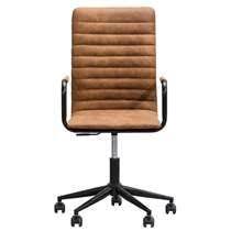 Chaise De Bureau Kyan Couleur De Chameau Chaise Bureau Chaise Mobilier Bureau