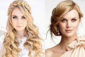 Looking sophisticated, this is a long hairstyle for a square face shape. Wedding Hairstyles Best Wedding Hairstyles For Oblong Faces
