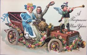 Vintage Postcards Spotlight New Years Traditions