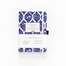 A5 Fleur De Bleu Dot Grid Notebook Archer And Olive With Crisp White Ultra Thick 160gsm Pages You Can Bu Dot Grid Notebook Grid Notebook Dot Grid Journal