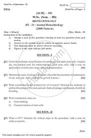 Although animal cell culture was first successfully undertaken by ross harrison in 1907, it was not until the late 1940's to early 1950's that several developments occurred that made cell culture widely available as a tool for. Animal Biotechnology 2011 2012 M Sc Biotechnology Semester 3 Question Paper With Pdf Download Shaalaa Com