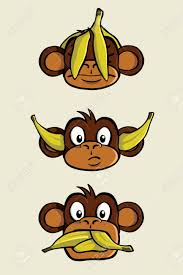 Hear No Evil See No Evil Speak No Evil Monkeys Drawing The Three Wise Monkeys From The Proverb Three Wise Monkeys Wise Monkeys Monkey Drawing