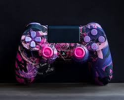 Sony Playstation 4 Ps4 Dualshock 4 Custom Pink Muddy Girl Camo Camouflage Gamepad Ps4 Controller Custom Dualshock Playstation Controller