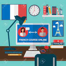 Includes picture vocabulary with audio, interactive online. Learning French Online Online Training Courses French Language Royalty Free Cliparts Vectors And Stock Illustration Image 56555555
