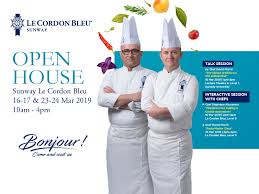Sunway le cordon bleu institute of culinary arts is the result of a strategic partnership between sunway education group and le cordon bleu offering vocational pathways in culinary arts training. Le Cordon Bleu Malaysia Open House March 2019