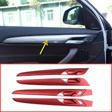 Introducing Our Lastest 4pcs Red For Bmw X1 F48 2016 2019 Abs Car Interior Door Panel Cover Trim Accessories Lowestp Super Cars Car Interior Supercars Concept