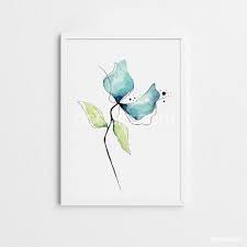 39 Ucretsiz Kargo Shopier Com 613782 Watercolor Flower Suluboya Cicek Dijital Baski Watercolor Poster Dekorasyon Suluboya Cicekler Suluboya Sulu Boya