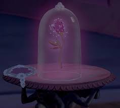 Inside his castle, with a magic mirror as his only window to. The Enchanted Rose Disney Wiki Fandom