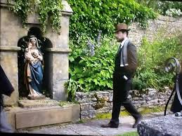 Actor John Light On The Set Of Father Brown Gloucestershire Uk