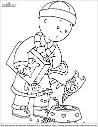 Search images from huge database containing over 620,000 coloring pages. Caillou Coloring Page Coloring Home