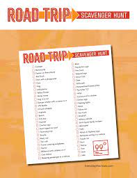 Why should you print off a scavenger hunt to take on your next. Road Trip Scavenger Hunt Printable Everyday Shortcuts