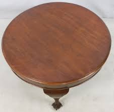 53 x 24 x 16.5. Queen Anne Style Mahogany Circular Coffee Table 80315 Sellingantiques Co Uk