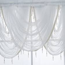 Check spelling or type a new query. Silver Line Glitter Tassel White Valance Balloon Curtains For Window Decoration Living Room Bedroom Home Decor Shop Ornament Curtains Aliexpress