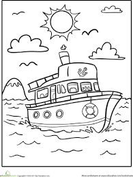 A boat is a smaller, larger size ship, but usually smaller than a ship. Boat Coloring Page Buku Mewarnai Halaman Mewarnai Buku Gambar