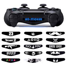 10 Pcs Ps4 Controller Decals Playstation 4 Lightbar Decal Ps4 Light Bar Decal Sticker Led Light Pvc Stickers Wish