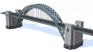 Tyne Bridge 3d Model Minecraft City Minecraft Plans Minecraft Bridges