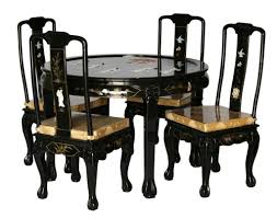 Pricing, promotions and availability may vary by location and at target.com. Chinese Arts Inc Black Lacquer Wooden Dining Room Set With Four Chairs Model 8309 Xs Bk Buy Online In Antigua And Barbuda At Antigua Desertcart Com Productid 59115805