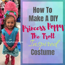 I made her this cute little trolls costume to wear for fun but it. How To Make A Diy Princess Poppy Troll Inspired Costume For Less Than 4