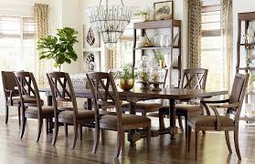 This dining table enhances the look of your dining room with its glam base and expansive surface. Compass 104 Trestle Dining Table By Bassett Furniture Contemporary Dining Room Other By Bassett Furniture Houzz