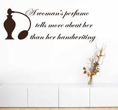 Wandtattoo Zitat Christian Dior Parfum Tenstickers