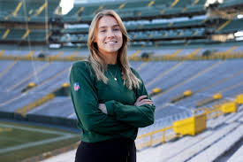 Erin Roberge is the Packers' first female full-time athletic trainer