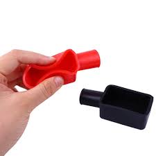 2pcs Car Battery Terminal Covers Cap Positive Negative Insulation Boots Protector Automotive Batteries Clamps For Auto Vehicle Aliexpress