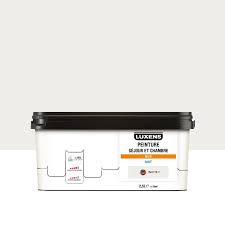 Peinture Mur Interieur Luxens Blanc Mat 2 5 L Leroy Merlin En 2020 Peinture Mur Interieur Peinture Mur Peinture Luxens