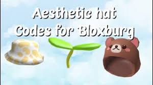 12 brown hair codes bloxburg. Aesthetic Hat Codes For Bloxburg Youtube