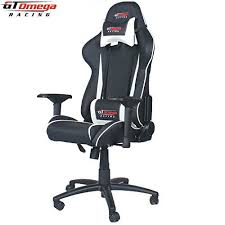 Gt Omega Pro Racing Office Chair Black Next White Leather Black Office Chair Gaming Desk Chair Home Office Chairs