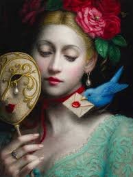 A letter has always seemed to me like immortality, because it is the mind  alone, without a body partner." Emily Dickinson Chie Yoshii painter