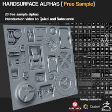 Zbrush Sp Quixel 20 Free Hardsurface Alpha Maps Zbrush Zbrush Tutorial Alpha