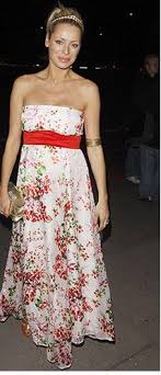 Tess Daly Wears The Clementine Gown Perfct For A Summer Wedding Dresses Strapless Dress Fashion