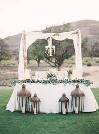 Rustic Greenery Sweetheart Table Decor For The Bride Groom Head Table Wedding Vintage Sweetheart Table Wedding Table