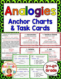 analogies anchor chart plus a freebie charts anchor