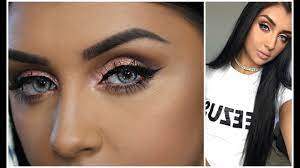 Many makeup artists' favorite contrast against brown eyes are created with a shade of blue because its cool tone looks punchy against a warm brown. Make Up Tutorial For Blue Eyes Youtube