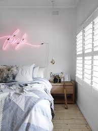 Go Bright With Neon Lights Aphrochic Modern Soulful Style Home Home Bedroom Modern Bedroom