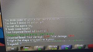 It has an excellent drop rate of blue charms, and drops all types of charms at a rate of 13 at a time. Super Lucky At Corporeal Beast 2007scape