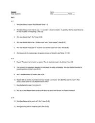 A room in macbeth's castle. Macbeth Lesson Plans Worksheets Lesson Planet