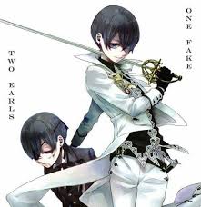Anime Black Butler Ciel Twin Pin On Kuroshitsuji