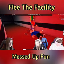 Flee The Facility We Love Playing This Game Just For The Rage Theres Always A Little Camper Gaming Roblox Fleethefacilit In 2020 Roblox Funny Family Fun Roblox