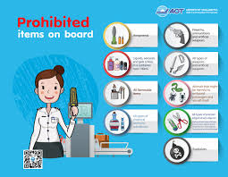 These prohibited items are banned completely from import into malaysia: Prohibited Items On Board Airports Of Thailand