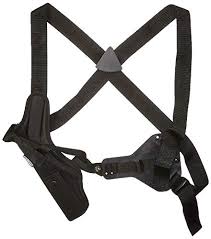 Uncle Mikes Black Kodra Nylon Sidekick Vertical Shoulder Holster