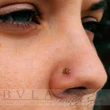 Healing Double Nostril I Preformed On Myself With Bvla Yellow Gold Disks In 2 5 And 3mm Tattooboogaloo North Nose Piercing Body Piercings Beautiful Jewelry