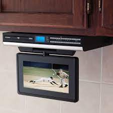 4.5 out of 5 stars. The Under Cabinet Tv With Dvd Player Hammacher Schlemmer