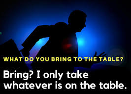 Jul 24, 2021 · come up with a joke you want to share with the world. Funny Answers To Question What Do You Bring To The Table Ouchmytoe Com