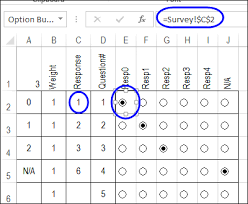 Maybe you would like to learn more about one of these? Calculate Survey Scores With Excel Option Buttons Contextures Blog