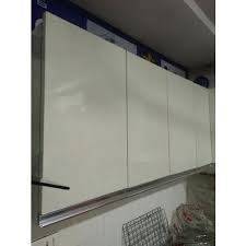 Formica plastic laminate kitchen cabinet doors are the least expensive option of the three most popular styles. White Laminate Kitchen Cabinets Rs 1000 Square Feet Lucknow Ply House Id 20314407973