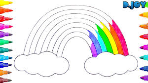 Arco Iris Para Colorear