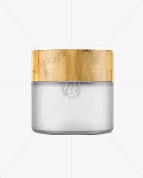Download Frosted Glass Jar W Wooden Lid Mockup In Jar Mockups On Yellow Images Object Mockups