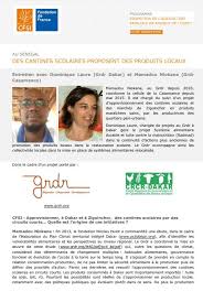 De ses débuts en tant que commis, le cuisinier peut gravir tous les échelons jusqu'à celui de chef, à moins qu'il ne préfère se mettre à son compte. Au Senegal Des Cantines Scolaires Proposent Des Produits Locaux Alimenterre